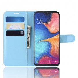 Funda Libro Xiaomi Redmi Note 8 Pro Soporte Azul