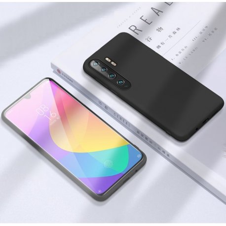 Carcasa Xiaomi Mi Note 10 Suave negra