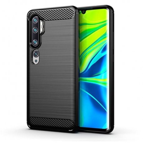 Funda Xiaomi Mi Note 10 TPU Carbono 3D negra