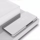 Funda Xiaomi Mi Note 10 libro Smart View gris plata