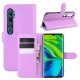 Funda Libro Xiaomi MI Note 10 cuero Soporte Lila