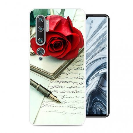 Funda Xiaomi MI Note 10 Gel Dibujo Rosa