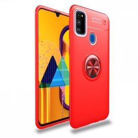 Funda Samsung Galaxy A51 Anillo Soporte Roja