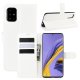 Funda Cuero Samsung Galaxy A51 Libro Soporte Blanca