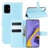 Funda Cuero Samsung Galaxy A51 Libro Soporte Azul