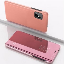 Funda Smart Translucida Samsung Galaxy A51 Rosa Espejo