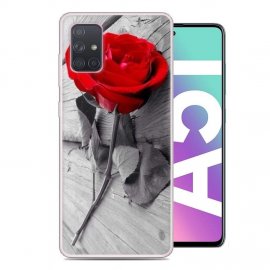 Funda Samsung Galaxy A51 TPU Dibujo Rosa