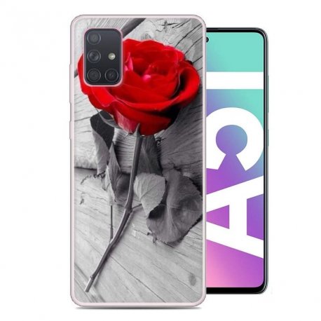 Funda Samsung Galaxy A51 TPU Dibujo Rosa