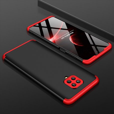 Funda Xiaomi Redmi Note 9 Pro 360 Negra y Roja