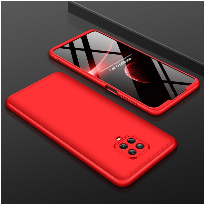 Funda Xiaomi Redmi Note 9 Pro 360 Roja