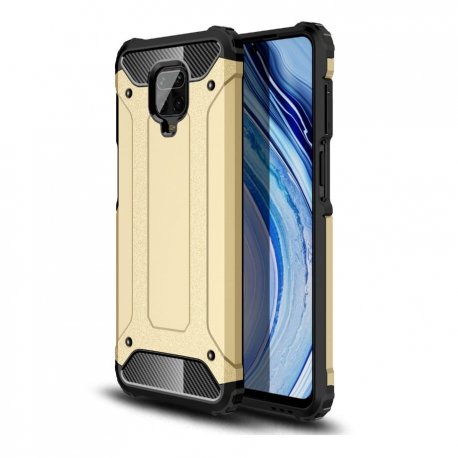 Funda Xiaomi Redmi Note 9 Pro Shock Resistente Dorada