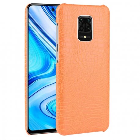 Carcasa Xiaomi Redmi Note 9 Pro Cocodrilo Naranja