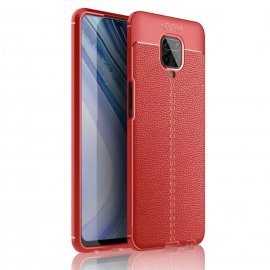 Funda Redmi Note 9 Pro Cuero Tpu 3D Roja