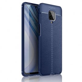 Funda Redmi Note 9 Pro Cuero Tpu 3D Azul