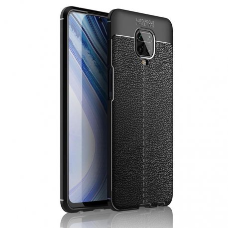 Funda Redmi Note 9 Pro Cuero Tpu 3D Negra