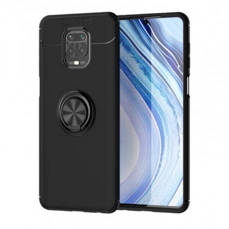 Funda Xiaomi Redmi Note 9 Pro Anillo Magnetico Negro