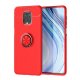 Funda Xiaomi Redmi Note 9 Pro Anillo Magnetico Rojo