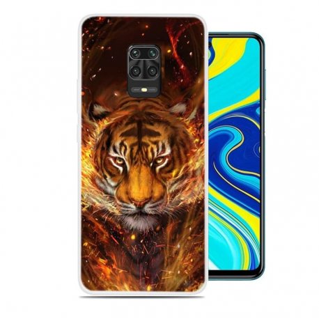 Funda Xiaomi Redmi Note 9 PRO TPU Dibujo Tigre