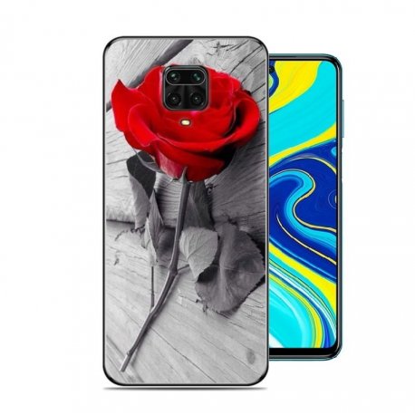 Funda Xiaomi Redmi Note 9 PRO TPU Dibujo Rosa