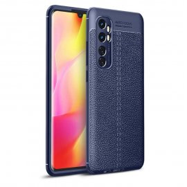 Funda Xiaomi Mi Note 10 Lite Cuero 3D Flexible Navy