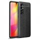 Funda Xiaomi Mi Note 10 Lite Cuero 3D Flexible Negra