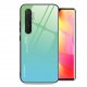 Carcasa Mi Note 10 Lite Trasera Cristal templado turquesa