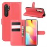 Funda Cartera Xiaomi Mi Note 10 Lite Estuche Cuero Roja