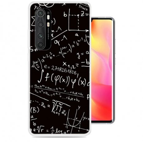 Funda silicona Xiaomi Mi Note 10 Lite Dibujo Formulas