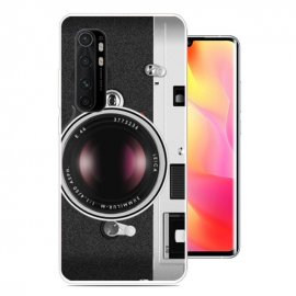 Funda silicona Xiaomi Mi Note 10 Lite Dibujo Camara