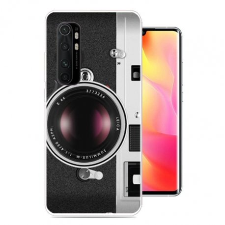 Funda silicona Xiaomi Mi Note 10 Lite Dibujo Camara