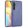 Funda Xiaomi Mi Note 10 Lite Cocodrilo Azul