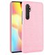 Funda Xiaomi Mi Note 10 Lite Cocodrilo Rosa