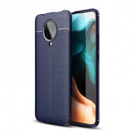 Funda Xiaomi Pocophone Poco F2 Pro Cuero 3D Azul Tpu