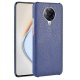 Carcasa Xiaomi Pocophone F2 Pro Cuero Estilo Cocodrilo azul