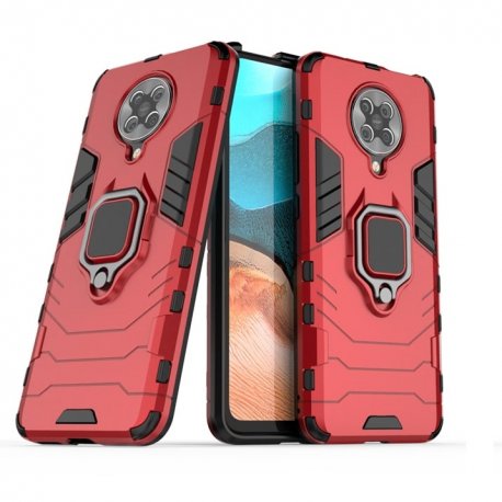 Funda Pocophone F2 Pro IShock Resistante con anilla Roja