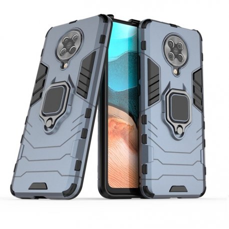 Funda Pocophone F2 Pro IShock Resistante con anilla Gris