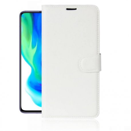 Funda Libro Poco Pocophone F2 Pro Soporte Blanca