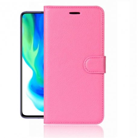 Funda Libro Poco Pocophone F2 Pro Soporte Rosa