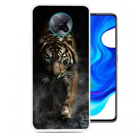 Funda Pocophone F2 Pro TPU Dibujo Felino
