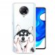 Funda Pocophone F2 Pro TPU Dibujo Husky