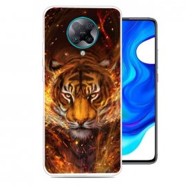 Funda Pocophone F2 Pro TPU Dibujo Tigre