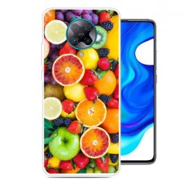 Funda Pocophone F2 Pro TPU Dibujo Frutas