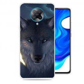 Funda Pocophone F2 Pro TPU Dibujo Lobo