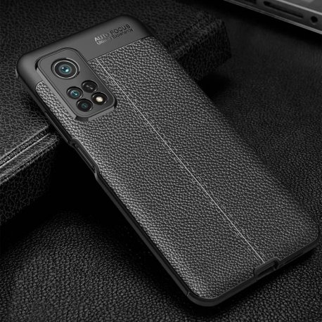 Funda Xiaomi Mi 10T y Mi 10T Pro TPU Cuero Negra