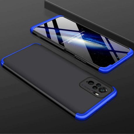 Funda Xiaomi Redmi Note 10 Bicolor NR 360 Negra y Azul