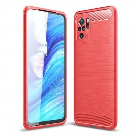 Funda Xiaomi Redmi Note 10 Carbono 3D Roja