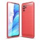 Funda Xiaomi Redmi Note 10 Carbono 3D Roja