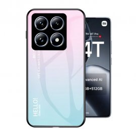 Carcasa Xiaomi 14T Trasera Cristal templado Rosa