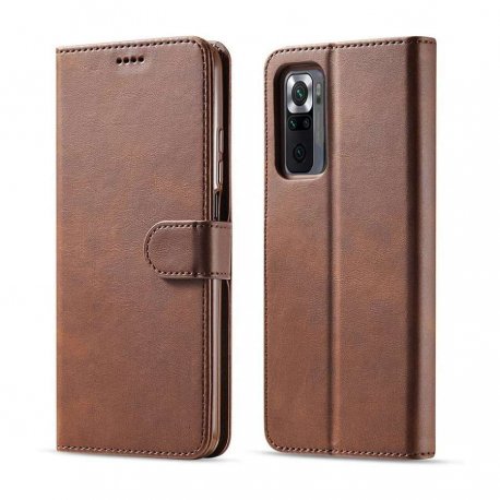 Funda Xiaomi Redmi Note 10 Cartera Marron