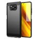 Funda Xiaomi Poco X3 Pro texturada Carbono negra